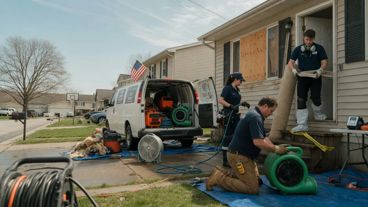 Water Damage Restoration in Darien, IL near me